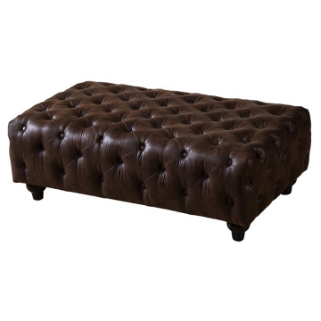 Mobiliario de la sala de estar del otomano de Chesterfield Tufted